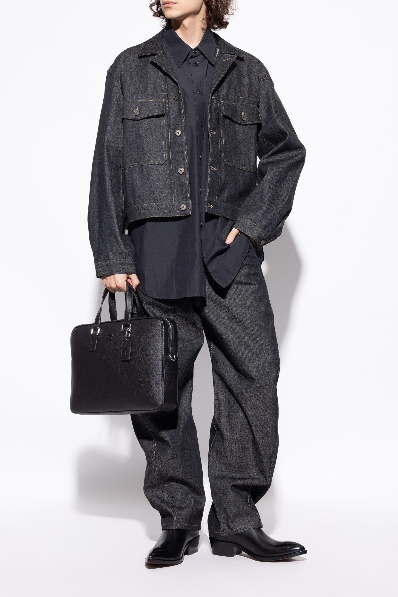 Tom Ford Leather heeled ankle boots | Men's | Vitkac